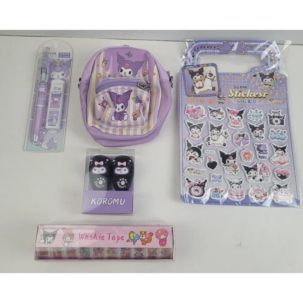 Sanrio Kuromi Fun Bundle Lot of 5 Items NEW